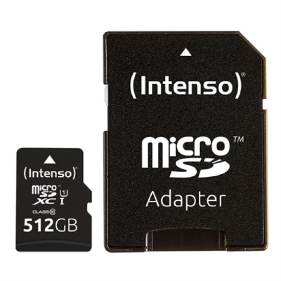 TARJETA MEMORIA MICRO SD INTENSO 512GB Memorias secure digital (sd)