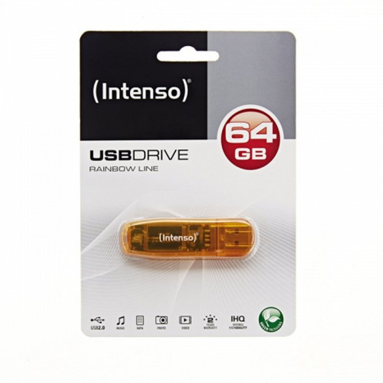 MEMORIA USB 2.0 INTENSO RAINBOW 64GB Memorias usb MEMORIA USB 2.0 INTENSO RAINBOW 64GB Memorias usb