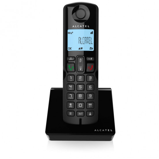 TELEFONO FIJO INALAMBRICO ALCATEL S250 BLACK Teléfonos fijos