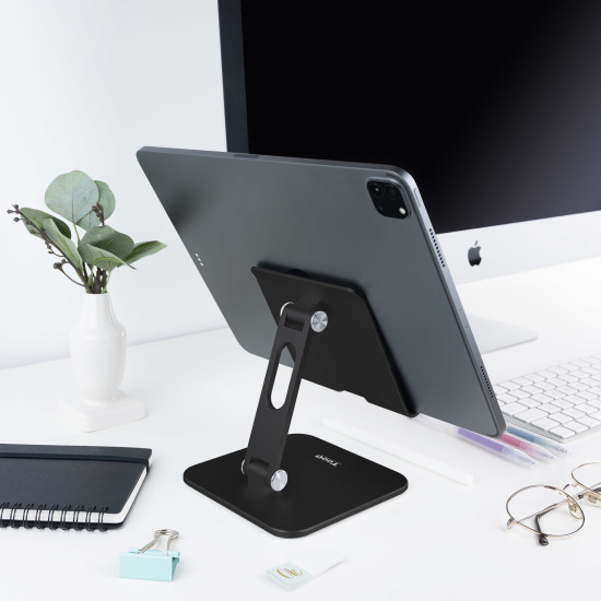 SOPORTE TOOQ SOBREMESA TABLET 13 PULGADAS NEGRO Soportes monitores  tv