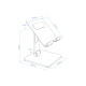 SOPORTE TOOQ SOBREMESA TABLET 13 PULGADAS NEGRO Soportes monitores  tv