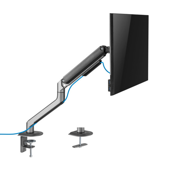 SOPORTE MESA TV TOOQ 17 - 32 PULGADAS GRIS Soportes monitores  tv