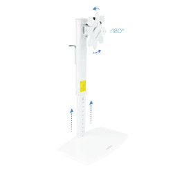 SOPORTE MESA TV TOOQ 17 - 27 PULGADAS BLANCO