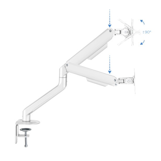 SOPORTE MESA TV TOOQ 17 - 32 PULGADAS BLANCO Soportes monitores  tv