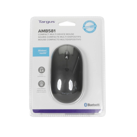 RATON TARGUS COMPACT MULTI - DEVICE WIRELESS+BT INALAMBRICO Ratones RATON TARGUS COMPACT MULTI - DEVICE WIRELESS+BT INALAMBRICO Ratones