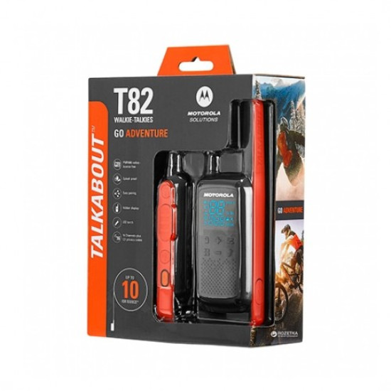 WALKIE TALKIE MOTOROLA TLKR - T82 NEGRO PACKS Walkie talkies WALKIE TALKIE MOTOROLA TLKR - T82 NEGRO PACKS Walkie talkies