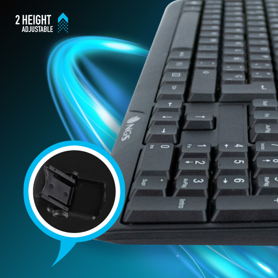 TECLADO CON CABLE NGS FUNKY V3 Teclados TECLADO CON CABLE NGS FUNKY V3 Teclados