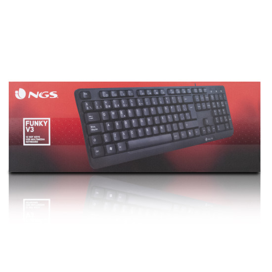 TECLADO CON CABLE NGS FUNKY V3 Teclados TECLADO CON CABLE NGS FUNKY V3 Teclados