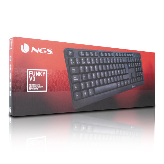 TECLADO CON CABLE NGS FUNKY V3 Teclados TECLADO CON CABLE NGS FUNKY V3 Teclados