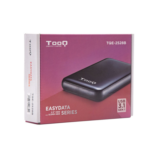 CAJA EXTERNA TOOQ TQE - 2528B 2.5 PULGADAS 9.5MM Cajas externas CAJA EXTERNA TOOQ TQE - 2528B 2.5 PULGADAS 9.5MM Cajas externas