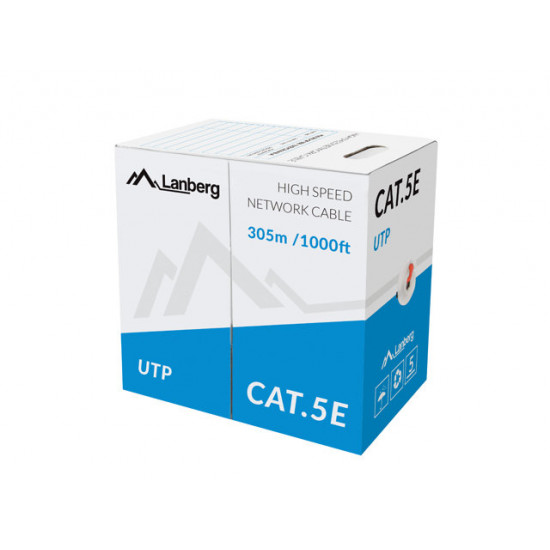 BOBINA 100MB S LANBERG UTP 305M Cables de red BOBINA 100MB S LANBERG UTP 305M Cables de red