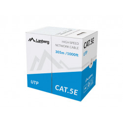 BOBINA CAT.5E LANBERG UTP 305M RJ45