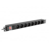 REGLETA LANBERG 1U 16A RACK 19