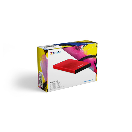 CAJA EXTERNA TOOQ TQE - 2527R HDD 2.5 PULGADAS Cajas externas CAJA EXTERNA TOOQ TQE - 2527R HDD 2.5 PULGADAS Cajas externas