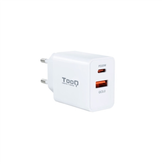 CARGADOR PARED USB TOOQ TQWC - 2SC04WT USB Baterías y cargadores portátiles