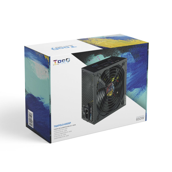 FUENTE ALIMENTACION TOOQ TQAPOLO - 650SP ATX 650W Fuentes de alimentación FUENTE ALIMENTACION TOOQ TQAPOLO - 650SP ATX 650W Fuentes de alimentación