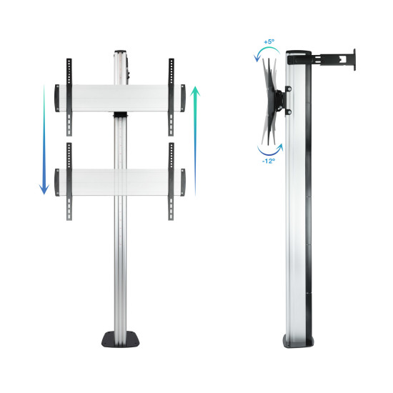 SOPORTE SUELO TV TOOQ FS2270M - B 37 PULGADAS - 70 PULGADAS Soportes monitores  tv