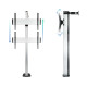 SOPORTE SUELO TV TOOQ FS2270M - B 37 PULGADAS - 70 PULGADAS Soportes monitores  tv