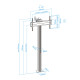 SOPORTE SUELO TV TOOQ FS2270M - B 37 PULGADAS - 70 PULGADAS Soportes monitores  tv