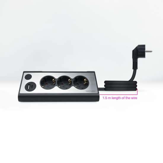 REGLETA 3 TOMAS 1.5M CON INTERRUPTOR Regletas y alargadores REGLETA 3 TOMAS 1.5M CON INTERRUPTOR Regletas y alargadores