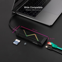 HUB NANOCABLE 9 EN 1 USB