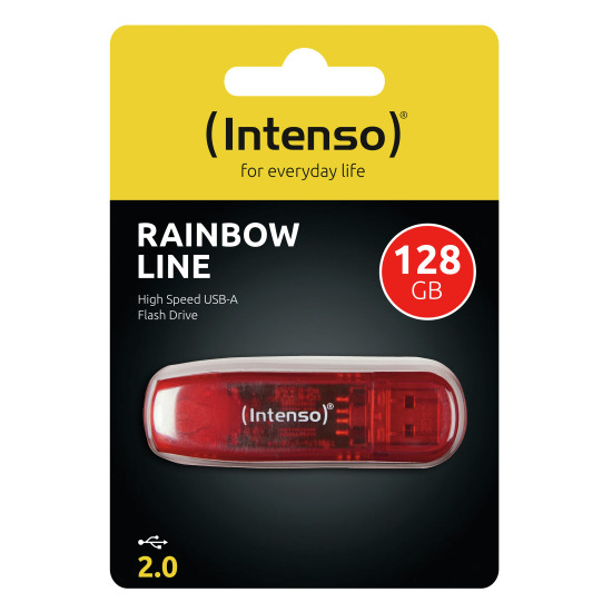 MEMORIA USB 2.0 INTENSO RAINBOW 128GB Memorias usb