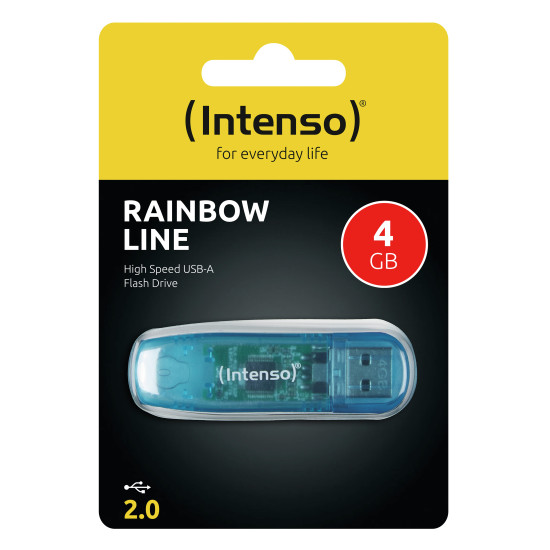 MEMORIA USB 2.0 INTENSO RAINBOW 4GB Memorias usb