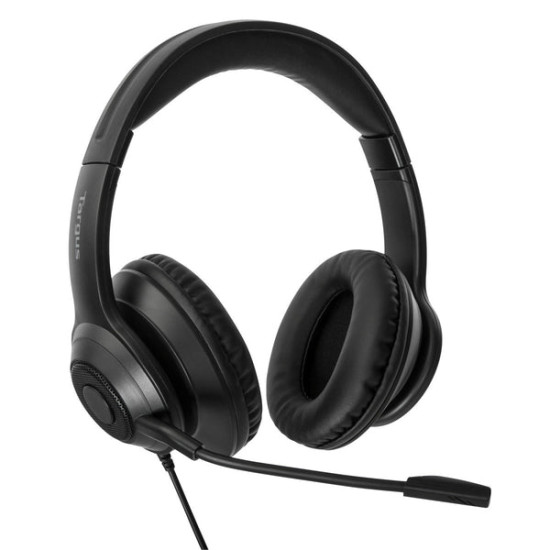 AURICULARES STEREO TARGUS ALAMBRICO NEGRO USB Auriculares AURICULARES STEREO TARGUS ALAMBRICO NEGRO USB Auriculares
