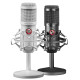 MICROFONO MARS GAMING PRO STUDIO WHITE Micrófonos MICROFONO MARS GAMING PRO STUDIO WHITE Micrófonos