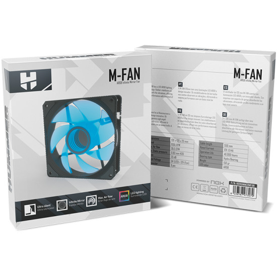 VENTILADOR CAJA NOX M - FAN 120X120 Ventiladores caja VENTILADOR CAJA NOX M - FAN 120X120 Ventiladores caja