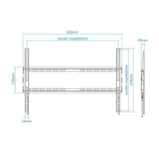 SOPORTE PARED TV TELEVISION MONITOR TOOQ Soportes monitores  tv