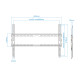 SOPORTE PARED TV TELEVISION MONITOR TOOQ Soportes monitores  tv