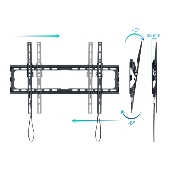 SOPORTE PARED TV TELEVISION MONITOR TOOQ Soportes monitores tv SOPORTE PARED TV TELEVISION MONITOR TOOQ Soportes monitores tv