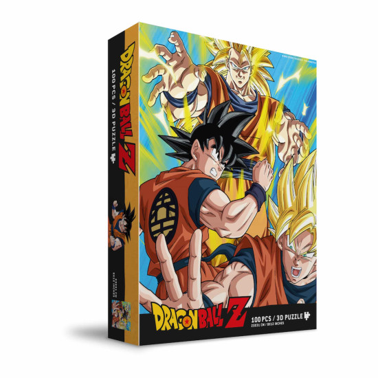 PUZLE 100 EFECTO 3D GOKU SAIYAN Puzzles