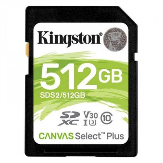 TARJETA MEMORIA SDXC 512GB KINGSTON CANVAS Memorias secure digital (sd)