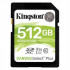 TARJETA MEMORIA SDXC 512GB KINGSTON CANVAS