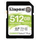 TARJETA MEMORIA SDXC 512GB KINGSTON CANVAS Memorias secure digital (sd) TARJETA MEMORIA SDXC 512GB KINGSTON CANVAS Memorias secure digital (sd)