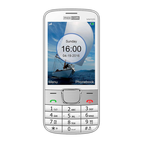 TELEFONO MOVIL MAXCOM MM320 WHITE 3.2PULGADAS Teléfonos móviles