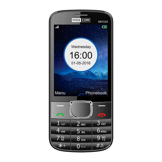 TELEFONO MOVIL MAXCOM MM320 BLACK 3.2PULGADAS Teléfonos móviles