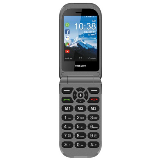 TELEFONO MOVIL MAXCOM MK399 NEGRO 2.8PULGADAS Teléfonos móviles