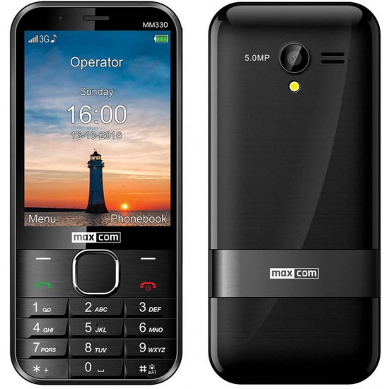 TELEFONO MOVIL MAXCOM MM330 BLACK 3.2PULGADAS Teléfonos móviles