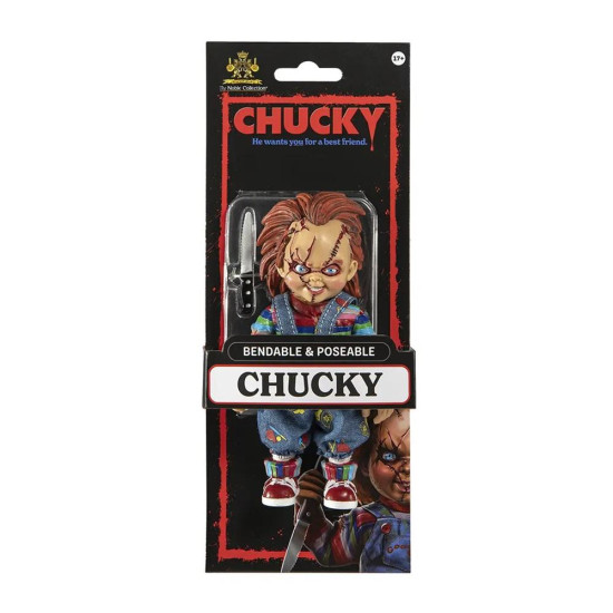CHUCKY FIGURA FLEXIBLE 14 5 CM Figuras CHUCKY FIGURA FLEXIBLE 14 5 CM Figuras