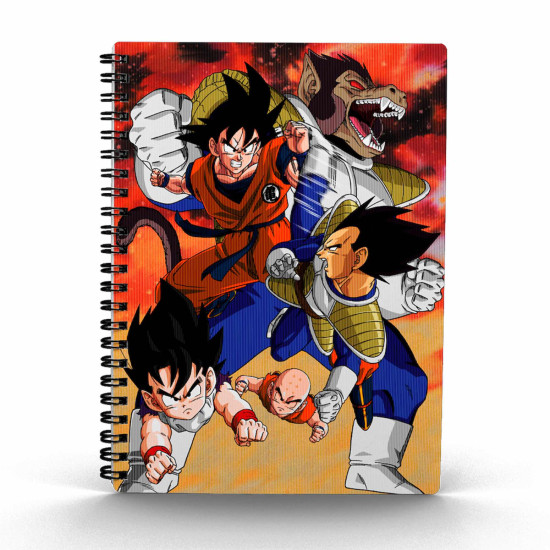 LIBRETA EFECTO 3D GOKU VS VEGETA Libretas - posters y bolígrafos