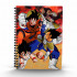 LIBRETA EFECTO 3D GOKU VS VEGETA