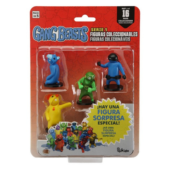 FIGURA GANG BEASTS BLISTER PACK 5 Figuras