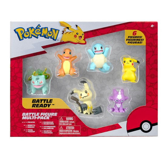 FIGURAS POKEMON MULTIPACK 6 Figuras FIGURAS POKEMON MULTIPACK 6 Figuras