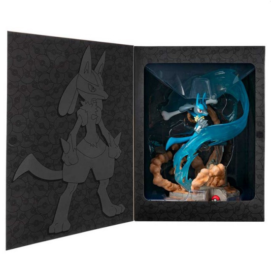 FIGURA JAZWARES POKEMON ESTATUA LUCARIO Figuras