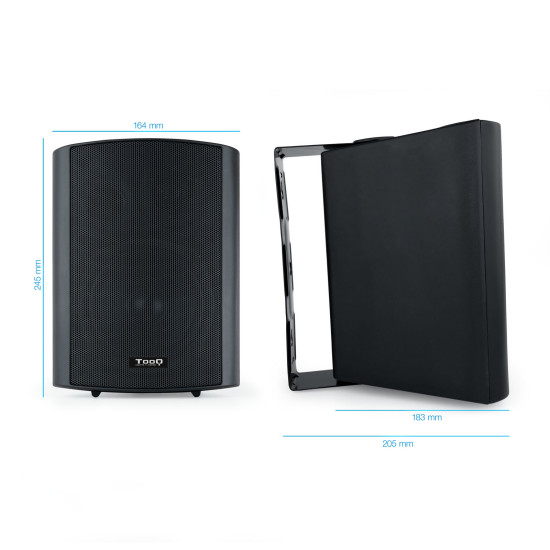 ALTAVOCES AUTOAMPLIFICADOS PARED TOOQ TQOWS - 01B CON Altavoces ALTAVOCES AUTOAMPLIFICADOS PARED TOOQ TQOWS - 01B CON Altavoces