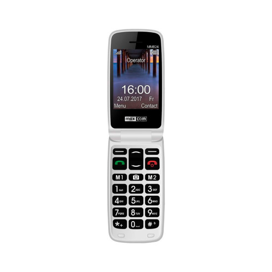TELEFONO MOVIL MAXCOM MM824 BLACK WHITE Teléfonos móviles