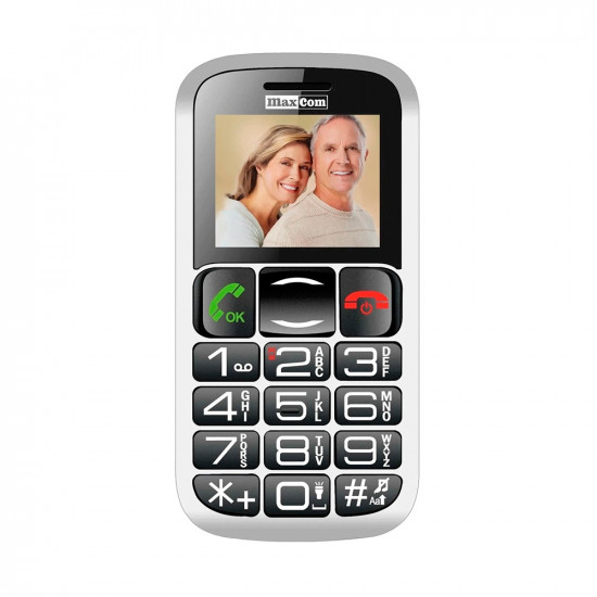 TELEFONO MOVIL MAXCOM MM462 BLACK SILVER Teléfonos móviles